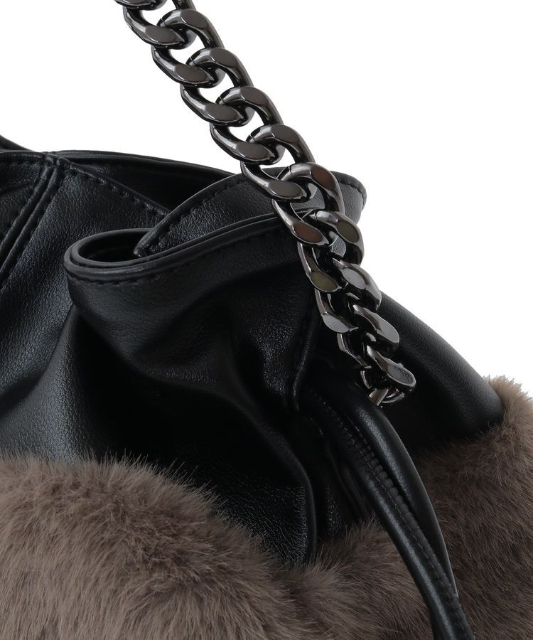 YECCA VECCA「2wayチェーンギャザーバッグ」|ハンドバッグ|