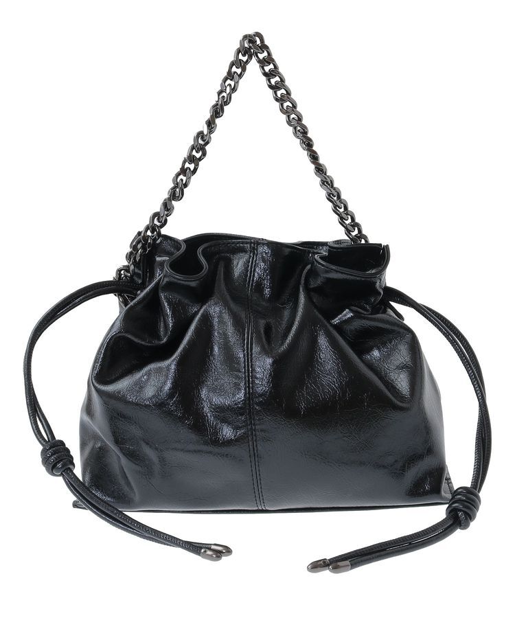 YECCA VECCA「2wayチェーンギャザーバッグ」|ハンドバッグ|