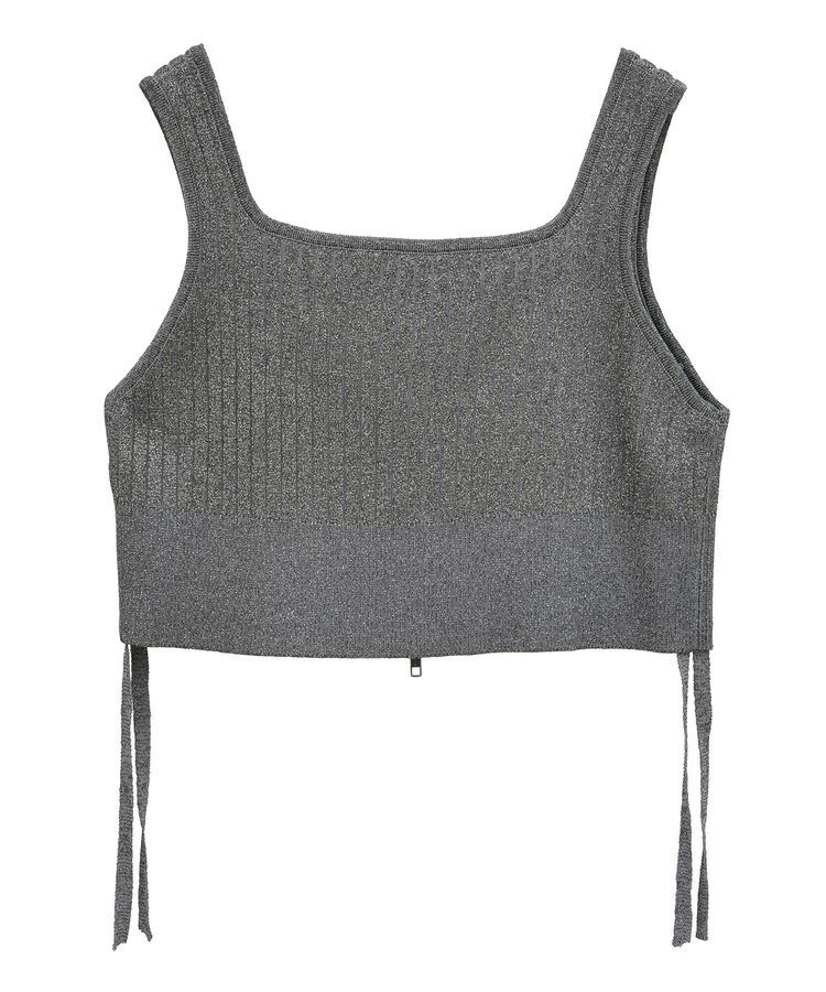 YECCA VECCA「ZIPニットビスチェ」|ニット・セーター|