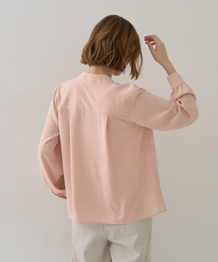 YECCA VECCA「スカーフリング付きボウタイブラウス」|シャツ・ブラウス|