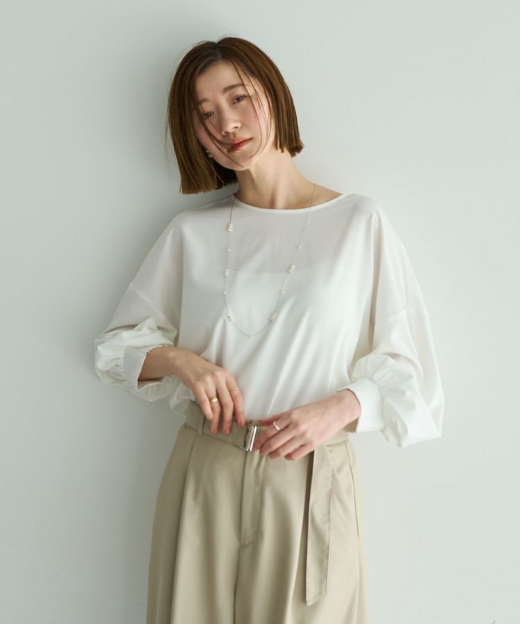 YECCA VECCA「2wayボリューム袖ブラウス」|シャツ・ブラウス|