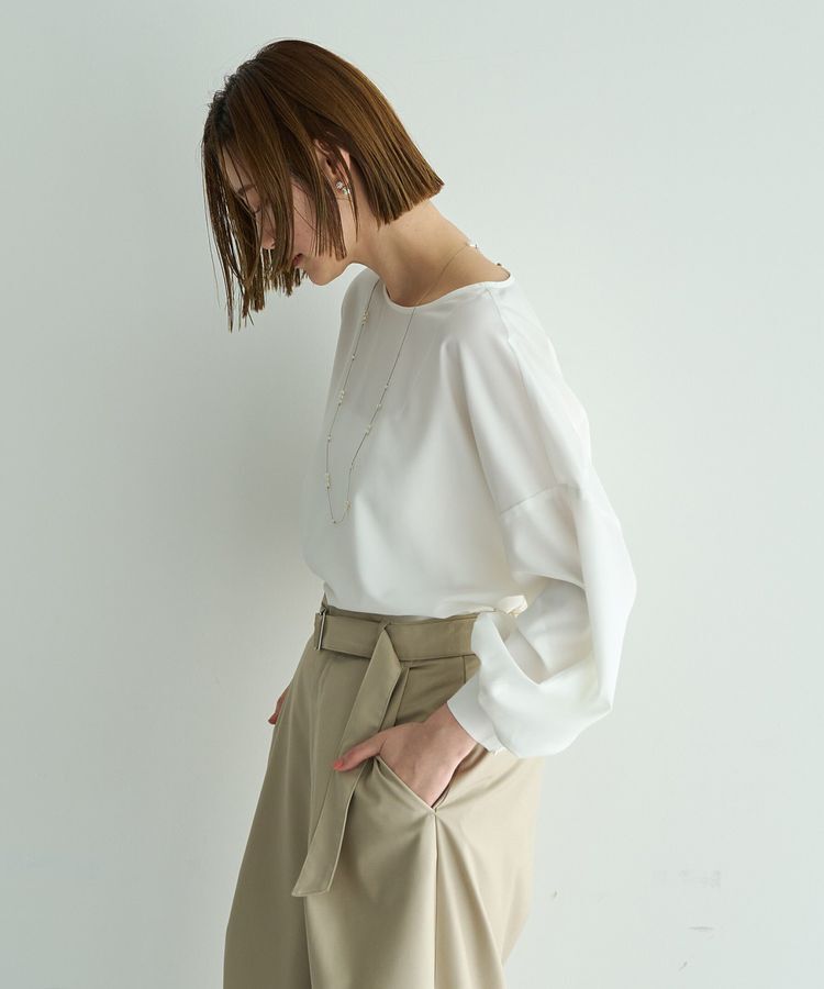 YECCA VECCA「2wayボリューム袖ブラウス」|シャツ・ブラウス|