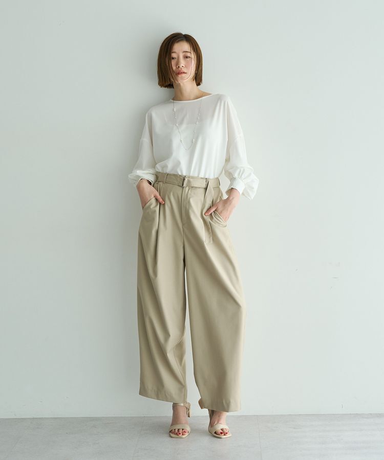 YECCA VECCA「2wayボリューム袖ブラウス」|シャツ・ブラウス|