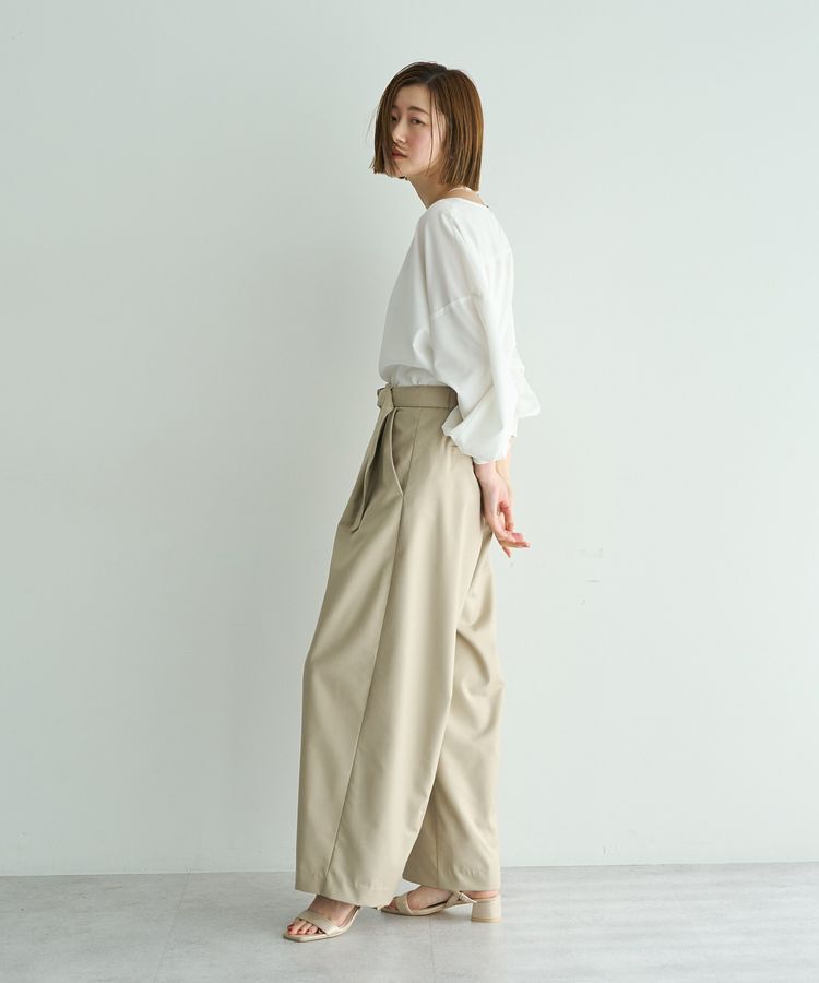 YECCA VECCA「2wayボリューム袖ブラウス」|シャツ・ブラウス|