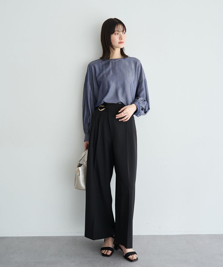 YECCA VECCA「2wayボリューム袖ブラウス」|シャツ・ブラウス|