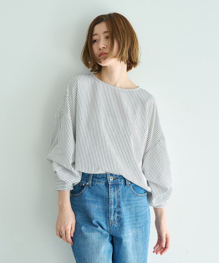 YECCA VECCA「2wayボリューム袖ブラウス」|シャツ・ブラウス|