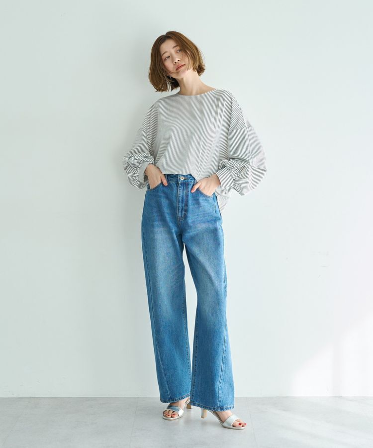 YECCA VECCA「2wayボリューム袖ブラウス」|シャツ・ブラウス|