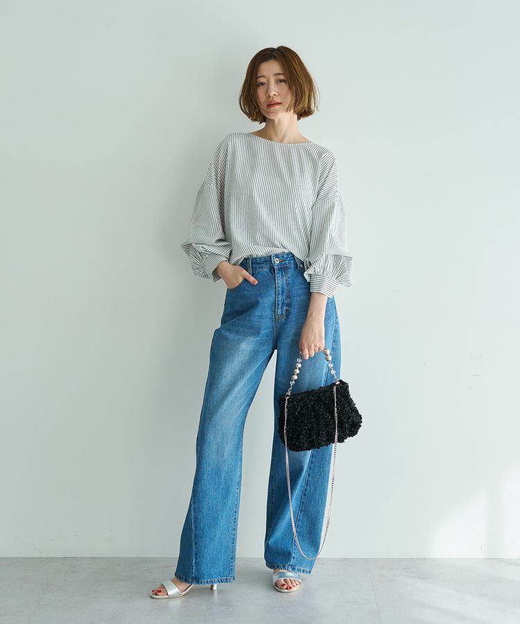 YECCA VECCA「2wayボリューム袖ブラウス」|シャツ・ブラウス|