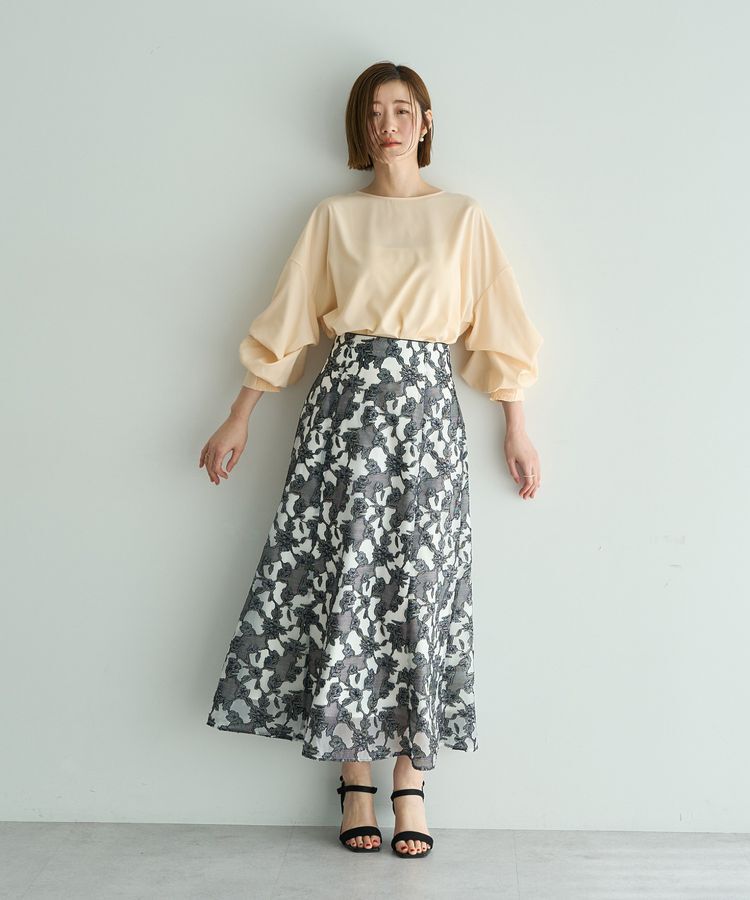 YECCA VECCA「2wayボリューム袖ブラウス」|シャツ・ブラウス|