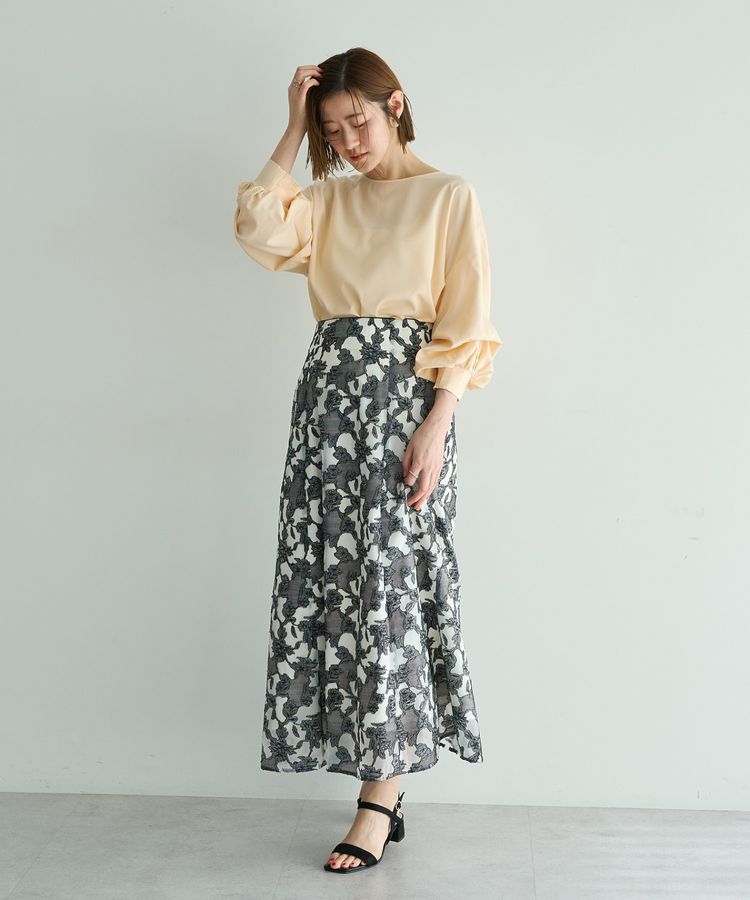 YECCA VECCA「2wayボリューム袖ブラウス」|シャツ・ブラウス|