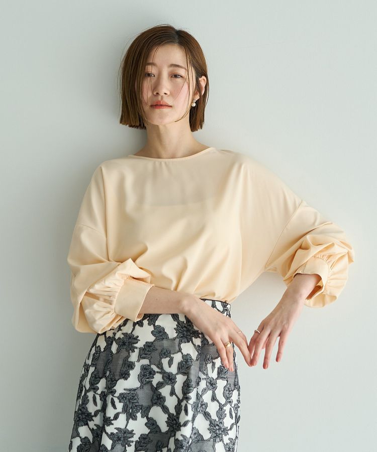 YECCA VECCA「2wayボリューム袖ブラウス」|シャツ・ブラウス|Pink Beige