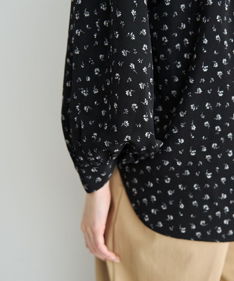 YECCA VECCA「2wayボリューム袖花柄ブラウス」|シャツ・ブラウス|
