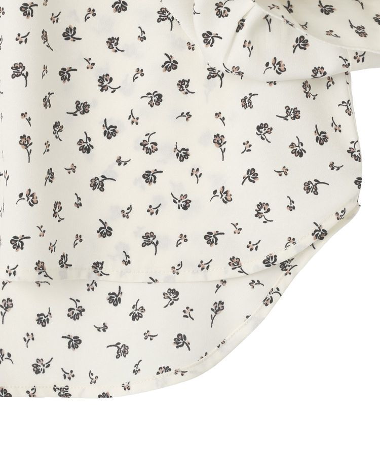 YECCA VECCA「2wayボリューム袖花柄ブラウス」|シャツ・ブラウス|