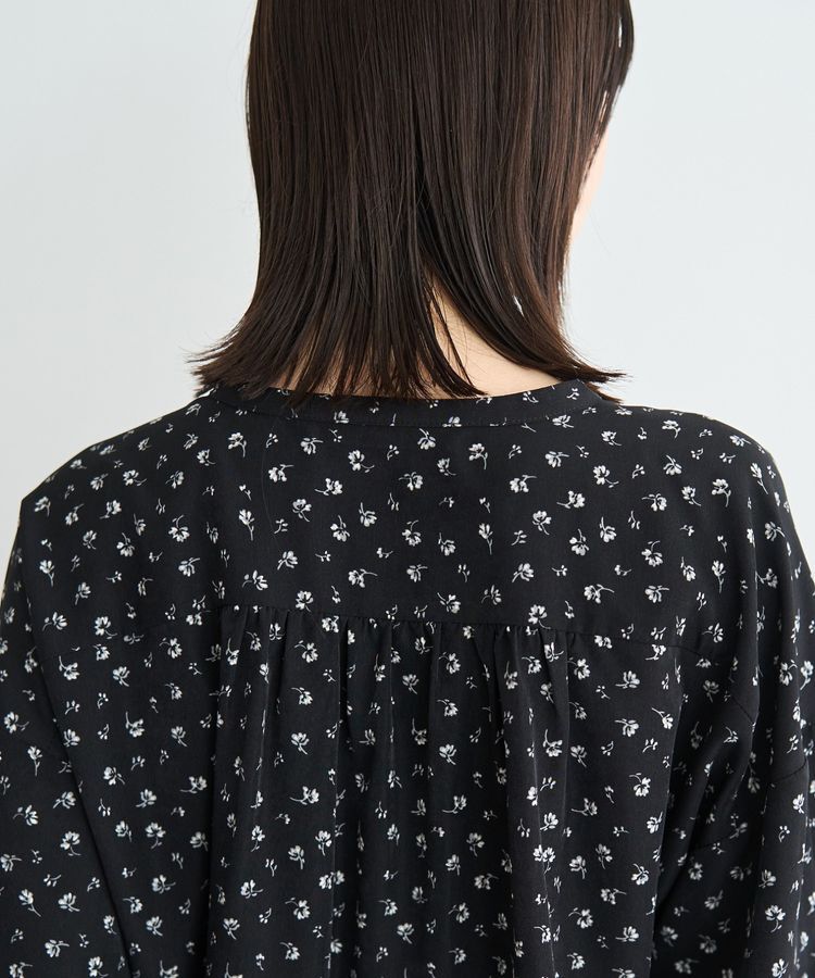 YECCA VECCA「2wayボリューム袖花柄ブラウス」|シャツ・ブラウス|