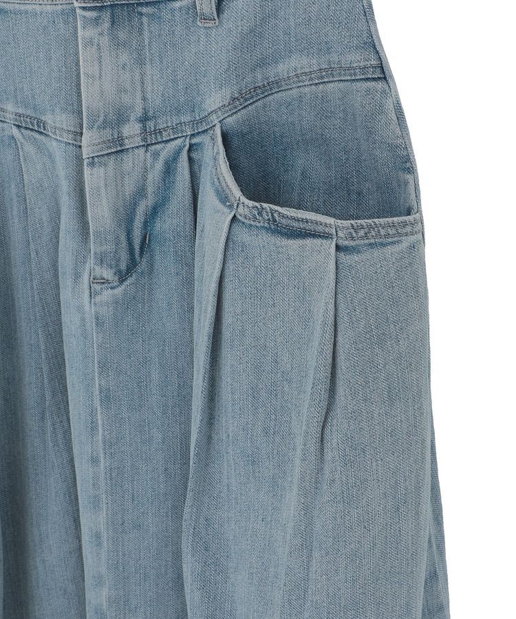 GARAGE OF GOOD CLOTHING「ボリュームタックデニムスカート」|スカート|