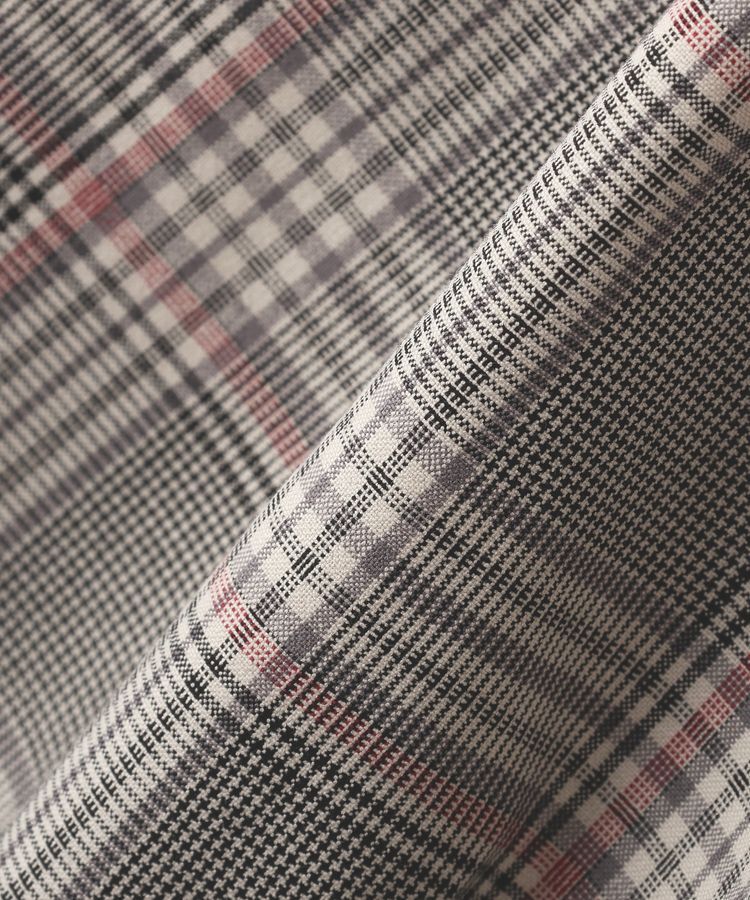 GARAGE OF GOOD CLOTHING「【日本製】チェックBOXタックテーパードパンツ」|その他|