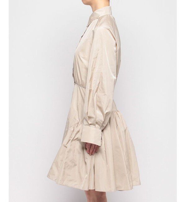 LOULOU WILLOUGHBY「【LOULOU WILLOUGHBY】タフタギャザーミニワンピース」|ワンピース|