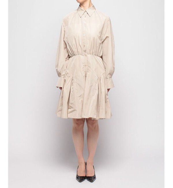 LOULOU WILLOUGHBY「【LOULOU WILLOUGHBY】タフタギャザーミニワンピース」|ワンピース|