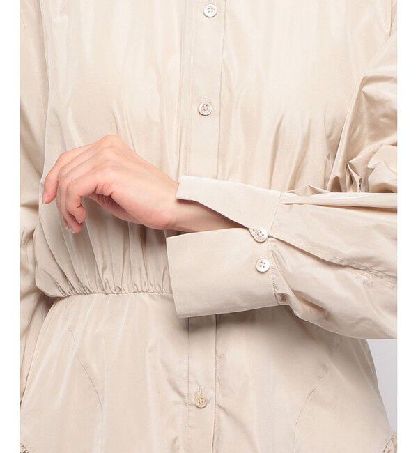 LOULOU WILLOUGHBY「【LOULOU WILLOUGHBY】タフタギャザーミニワンピース」|ワンピース|