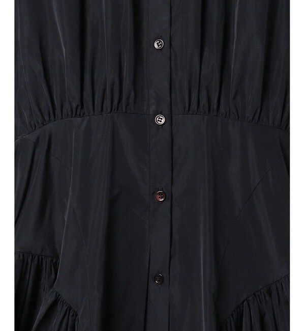 LOULOU WILLOUGHBY「【LOULOU WILLOUGHBY】タフタギャザーミニワンピース」|ワンピース|