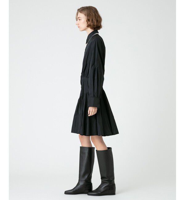 LOULOU WILLOUGHBY「【LOULOU WILLOUGHBY】タフタギャザーミニワンピース」|ワンピース|