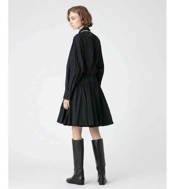 LOULOU WILLOUGHBY「【LOULOU WILLOUGHBY】タフタギャザーミニワンピース」|ワンピース|