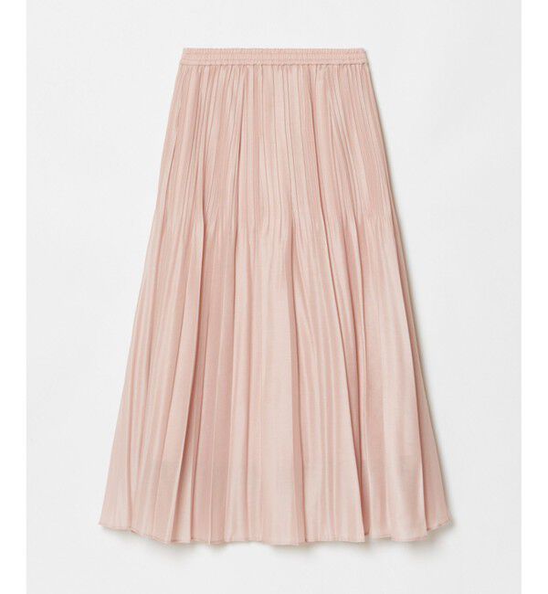 allureville「オーガンジーフェードプリーツスカート」|スカート|