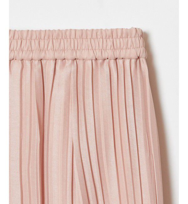 allureville「オーガンジーフェードプリーツスカート」|スカート|