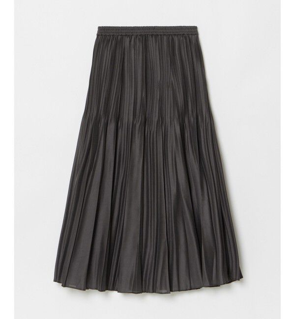 allureville「オーガンジーフェードプリーツスカート」|スカート|