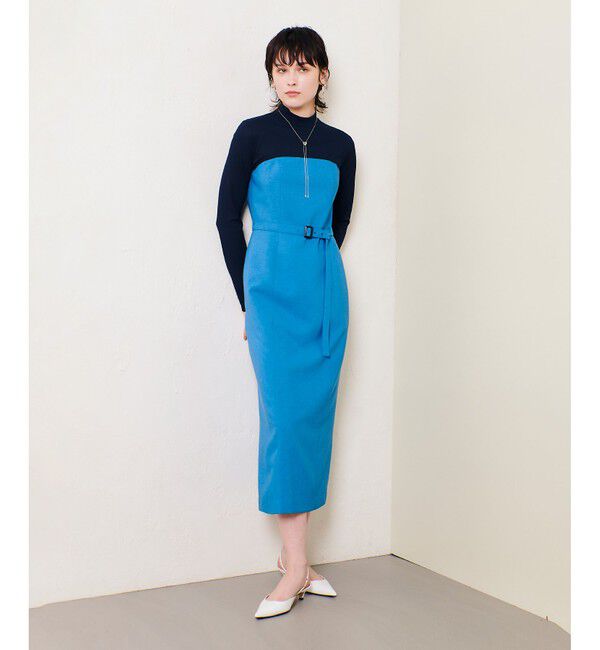 allureville「スラブオックステレコドッキングワンピース」|ワンピース|