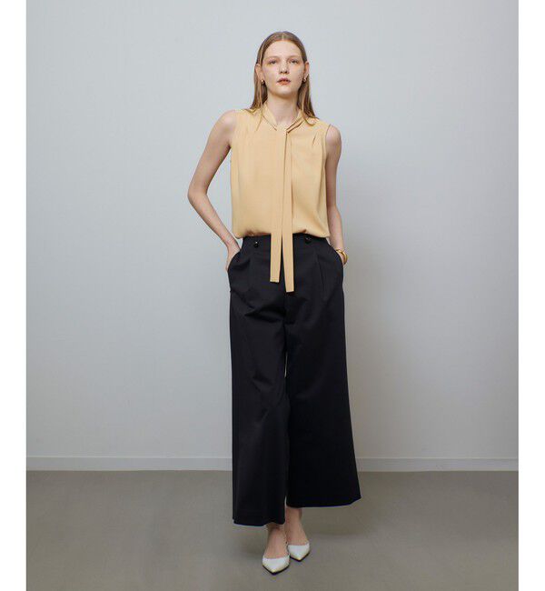 allureville「ダブルクロスストレッチマリンパンツ」|チノ|