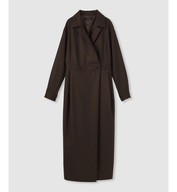 allureville「ウールポリカシュクール風ワンピース」|ワンピース|ブラウン