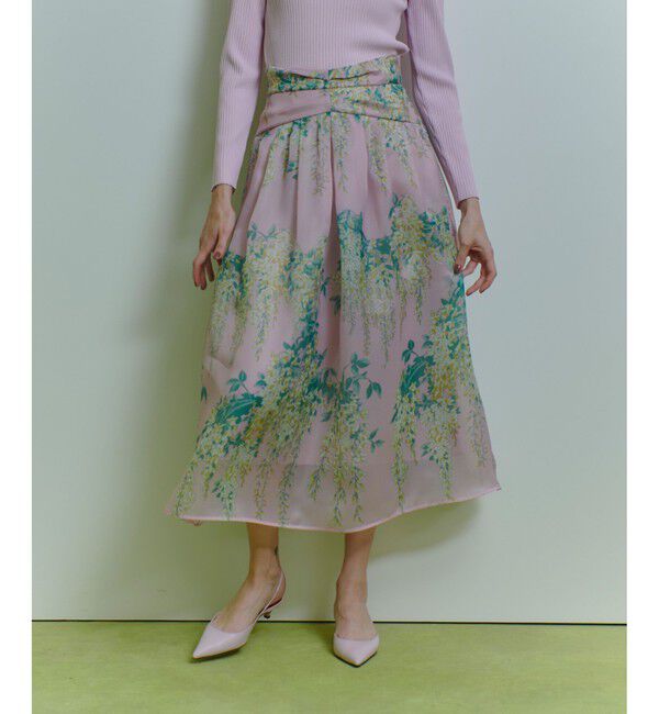 LOULOU WILLOUGHBY「【LOULOU WILLOUGHBY】RATTIオーガンフラワースカート」|スカート|