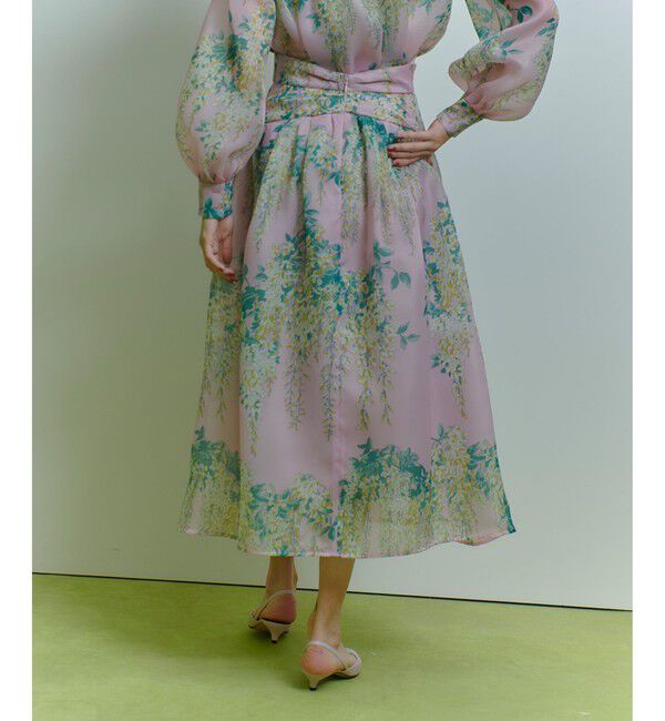 LOULOU WILLOUGHBY「【LOULOU WILLOUGHBY】RATTIオーガンフラワースカート」|スカート|