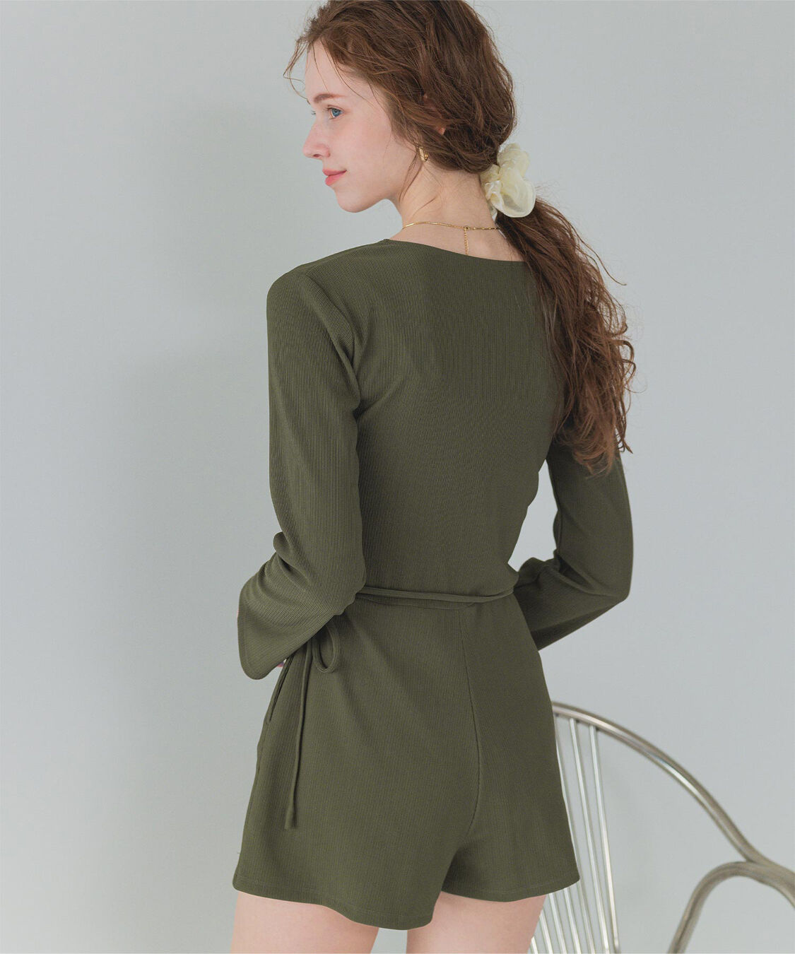 SEA DRESS「カシュクールオールインワン」|コンビネゾン|