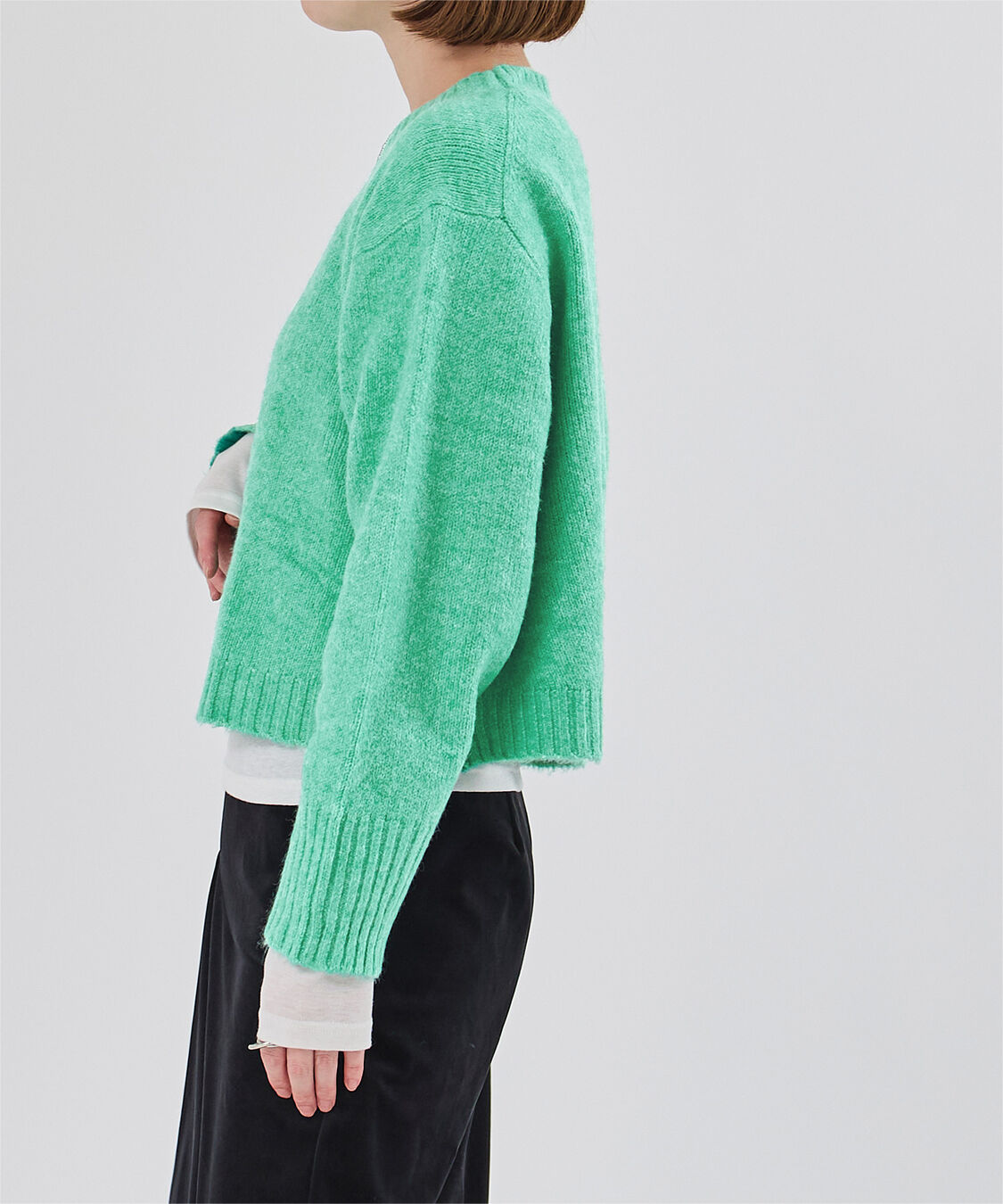 ur's「クルーネッククロップドオーバーサイズニット」|ニット・セーター|