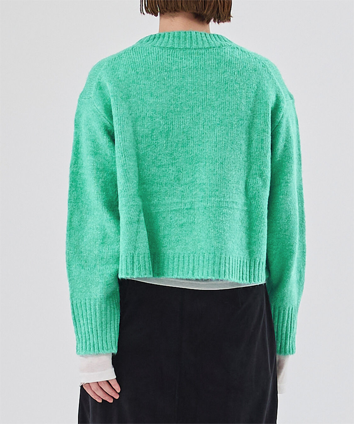 ur's「クルーネッククロップドオーバーサイズニット」|ニット・セーター|