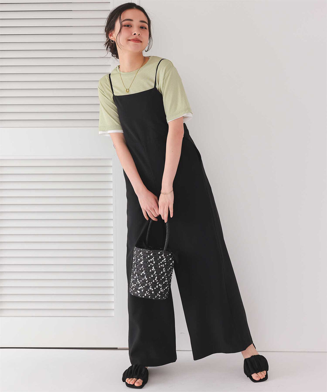 titivate「【赤埴奈津子さんS/Sコラボアイテム】ハーフスリーブシアーカットソートップス」|Tシャツ・カットソー|