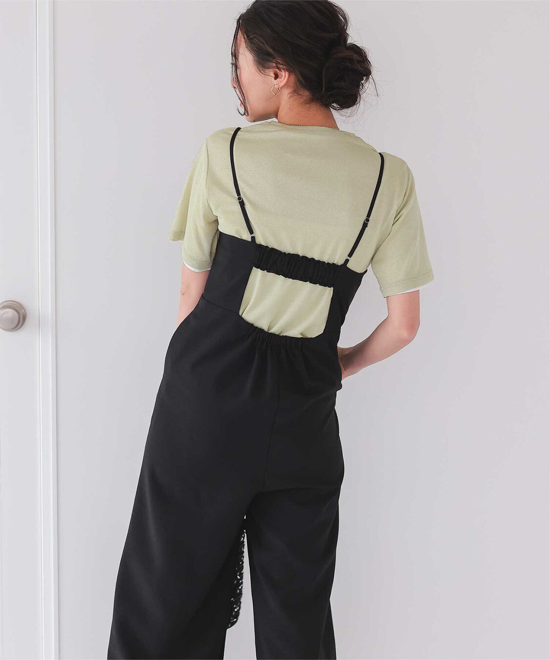 titivate「【赤埴奈津子さんS/Sコラボアイテム】ハーフスリーブシアーカットソートップス」|Tシャツ・カットソー|