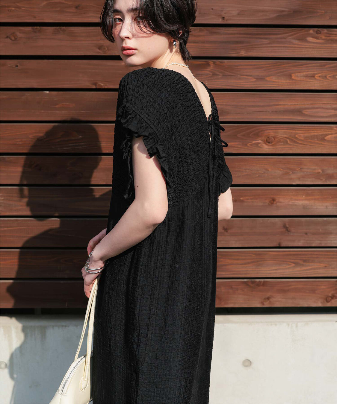 titivate「シャーリングフリルオールインワン」|オールインワン|