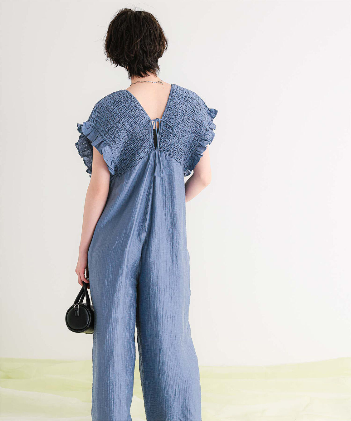 titivate「シャーリングフリルオールインワン」|オールインワン|