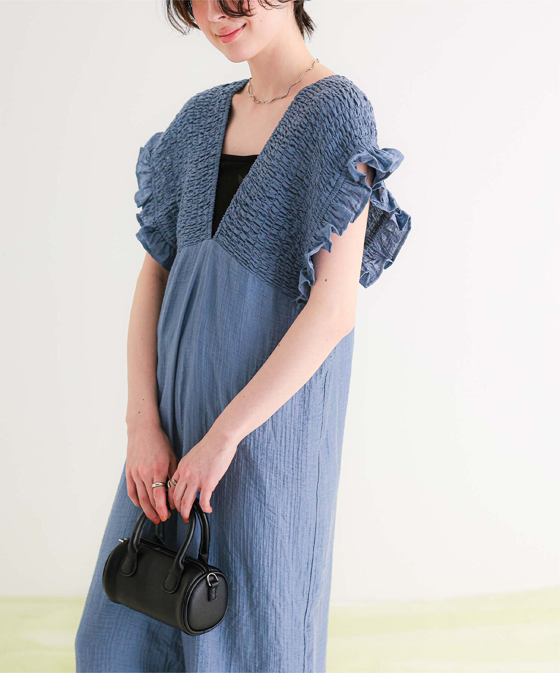 titivate「シャーリングフリルオールインワン」|オールインワン|