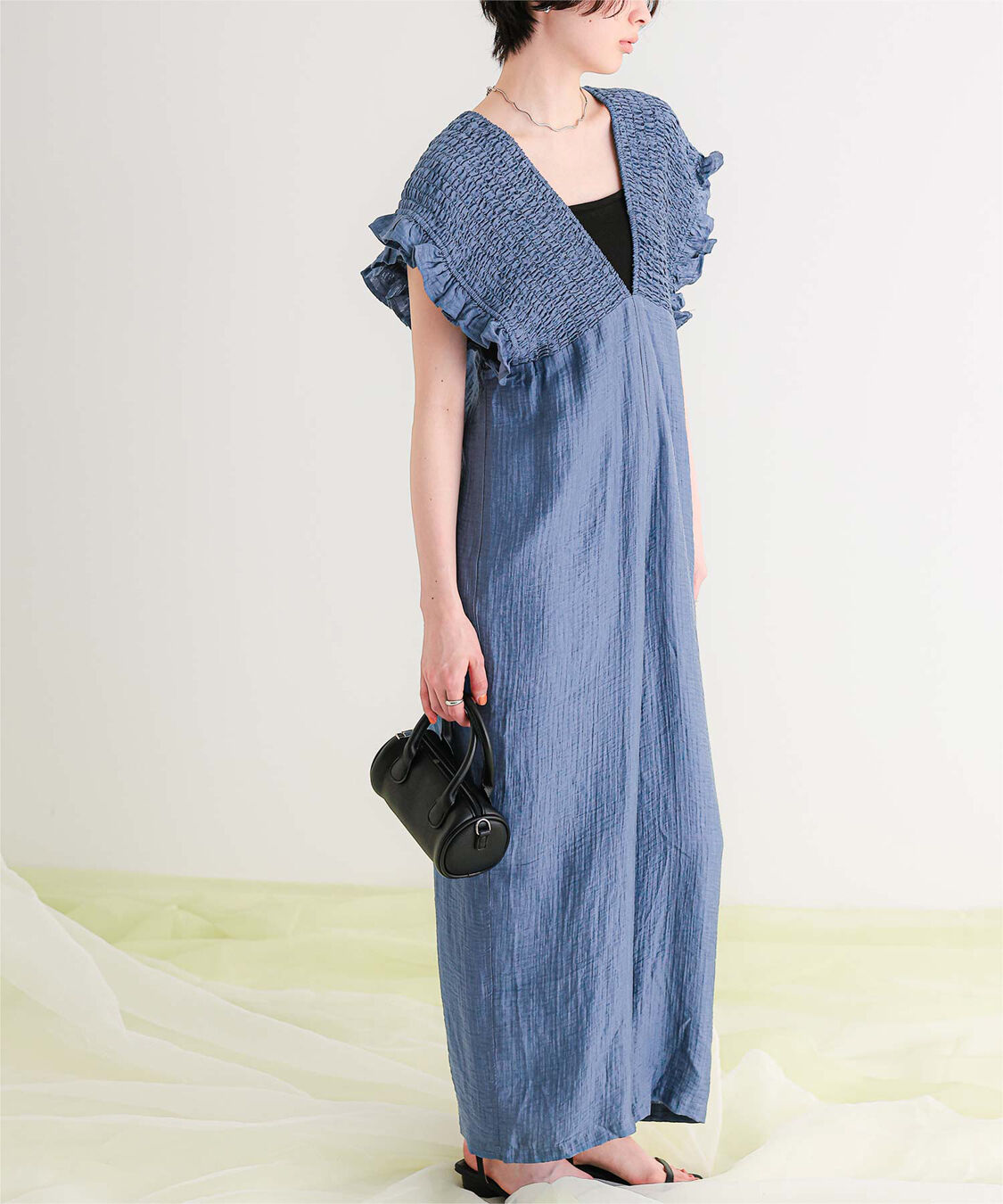 titivate「シャーリングフリルオールインワン」|オールインワン|