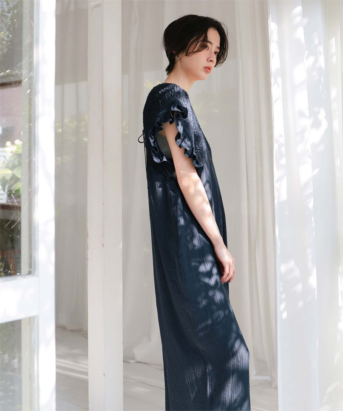 titivate「シャーリングフリルオールインワン」|オールインワン|