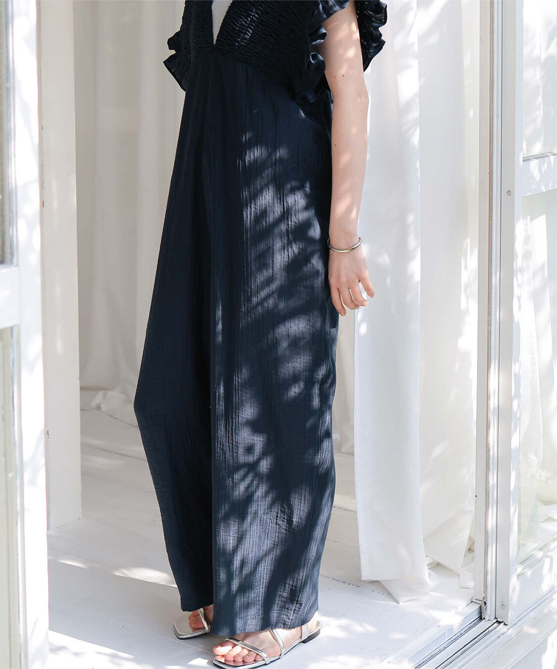 titivate「シャーリングフリルオールインワン」|オールインワン|