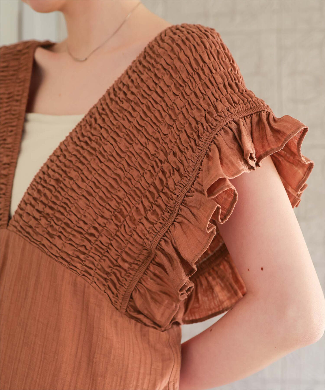 titivate「シャーリングフリルオールインワン」|オールインワン|