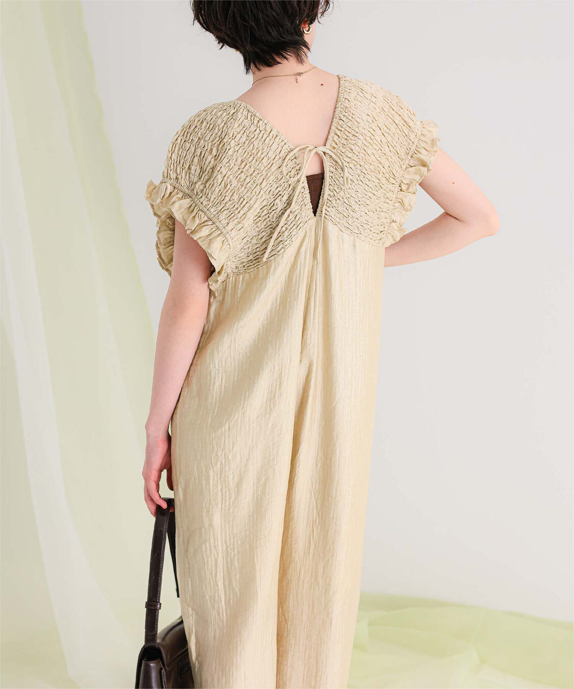 titivate「シャーリングフリルオールインワン」|オールインワン|