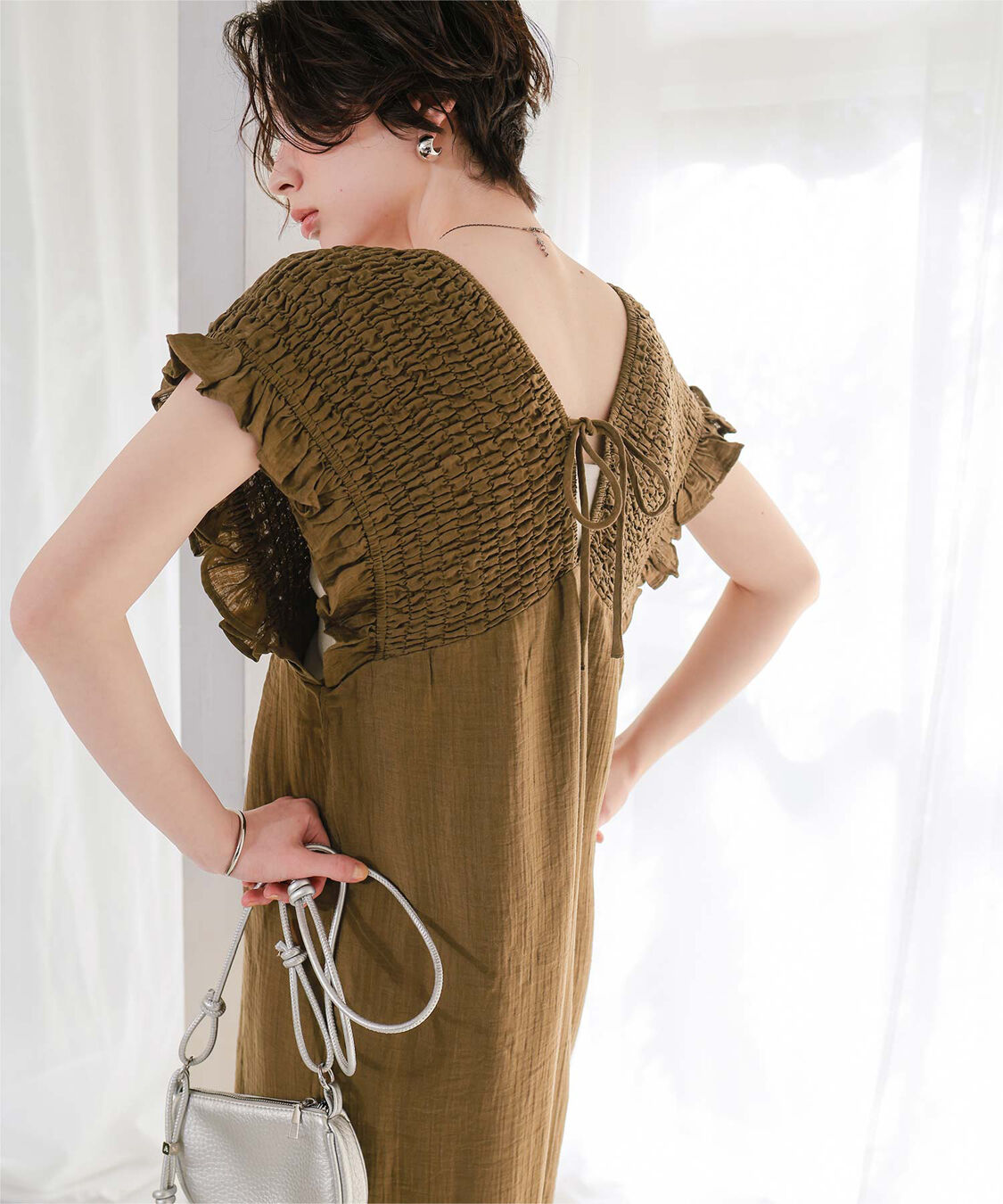 titivate「シャーリングフリルオールインワン」|オールインワン|