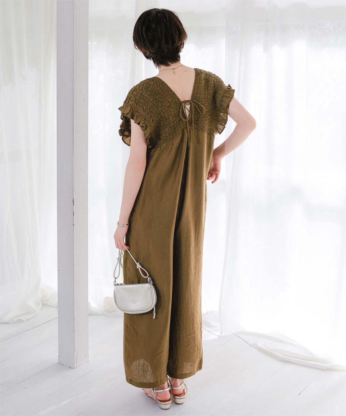 titivate「シャーリングフリルオールインワン」|オールインワン|