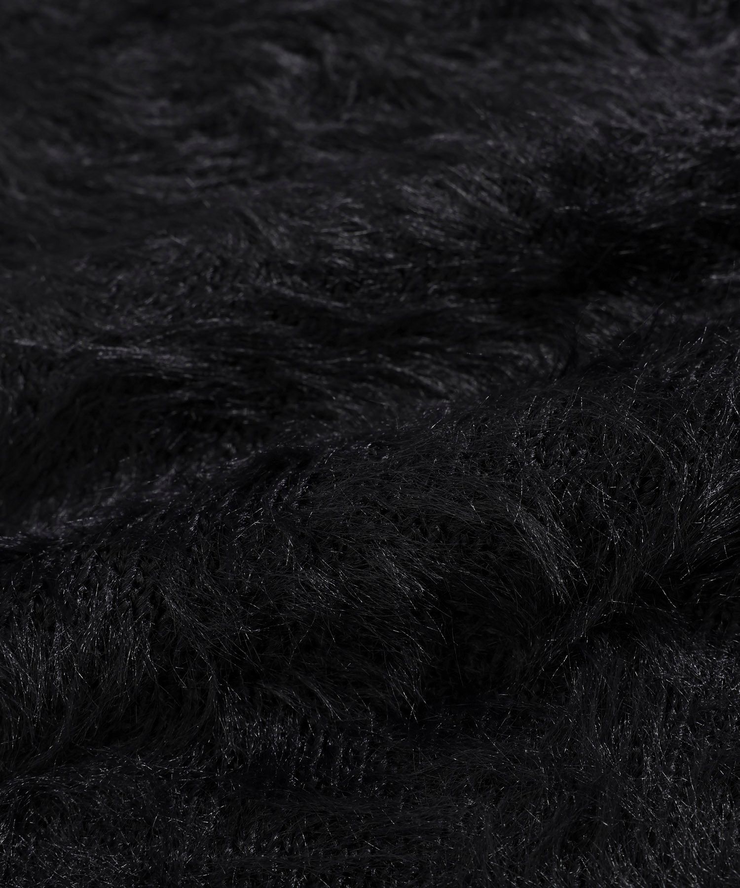 BABYLONE「ロングシャギーベスト」|ニット・セーター|